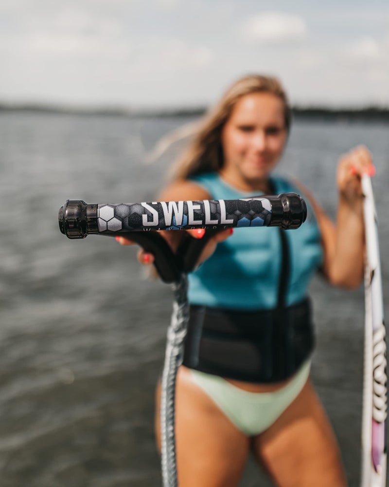SWELL Wakesurf Pro Wakesurf Rope - 24' 3 Section 3/4" Line (Grey) - Image 3